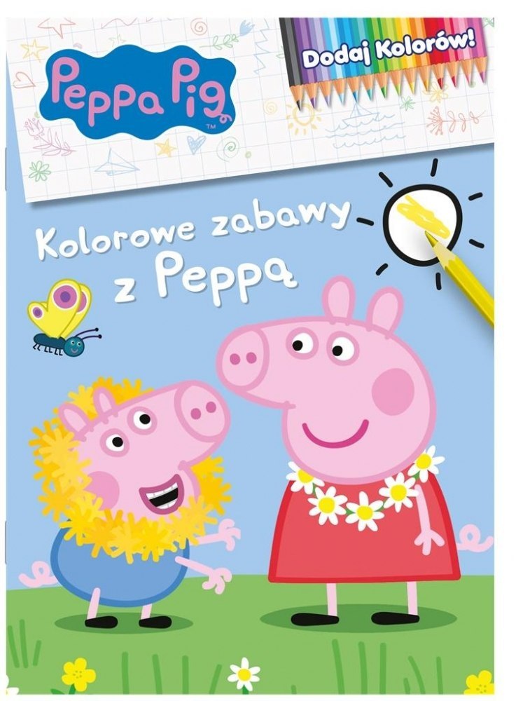 EDUCATIONAL BOOKLET A4 COLORFUL FUN WITH PEPPA MSZ 820751 MSZ